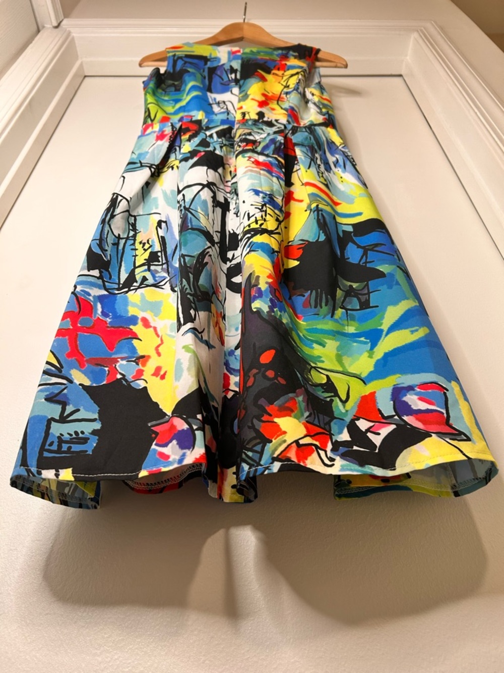 Sucrefas Multicolored Abstract Sleeveless Dress - Size Medium - Picture 7 of 14